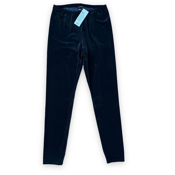 Eileen Fisher Pants - Eileen Fisher Stretch Velvet Pull On Ankle Leggings Size Small Graphite Gray
